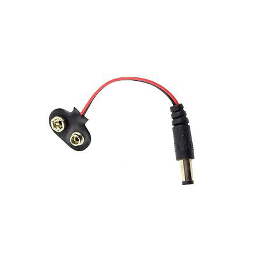 9V Battery connector with DC Jack